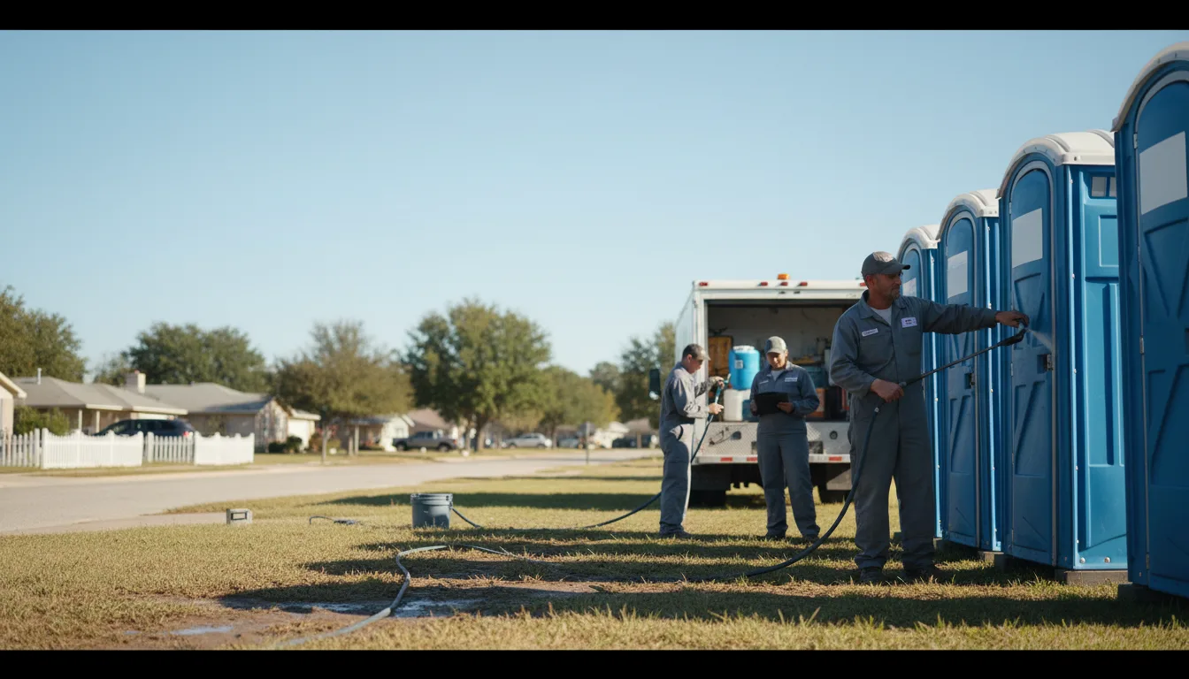 Long-Term Portable Toilet Rental in Weston, GA near me
